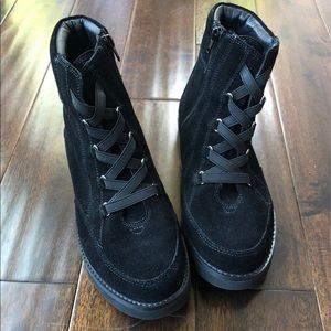 Black Leather Corso Como Boots